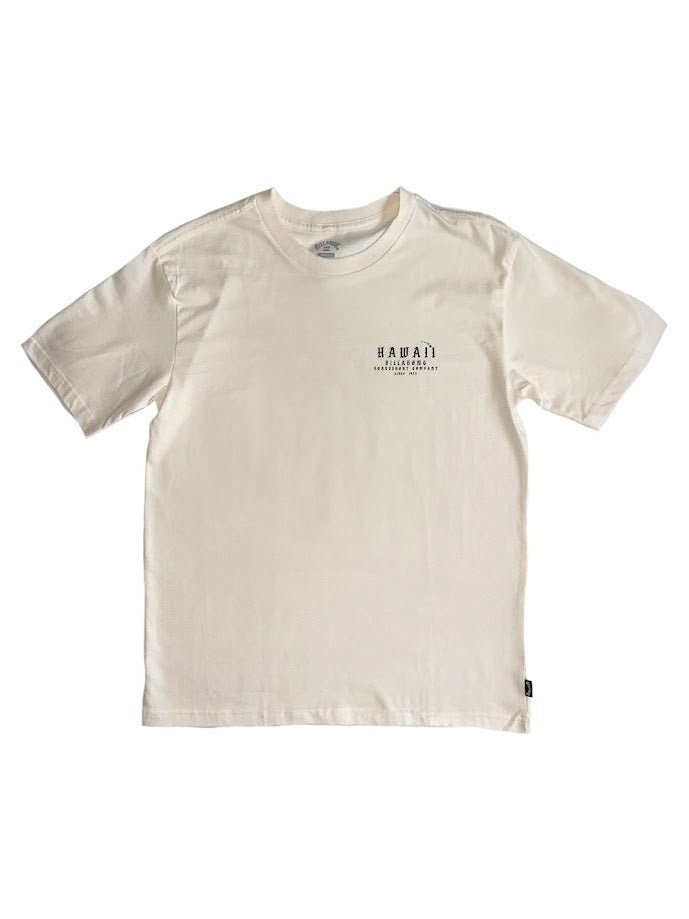 BILLABONG SKULL WAVE REGULAR TEE - OFF WHITE