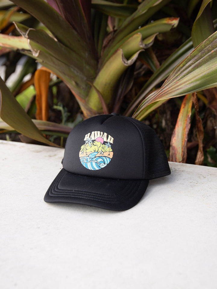 VOLCOM PALM STORMY WOMENS TRUCKER - BLACK