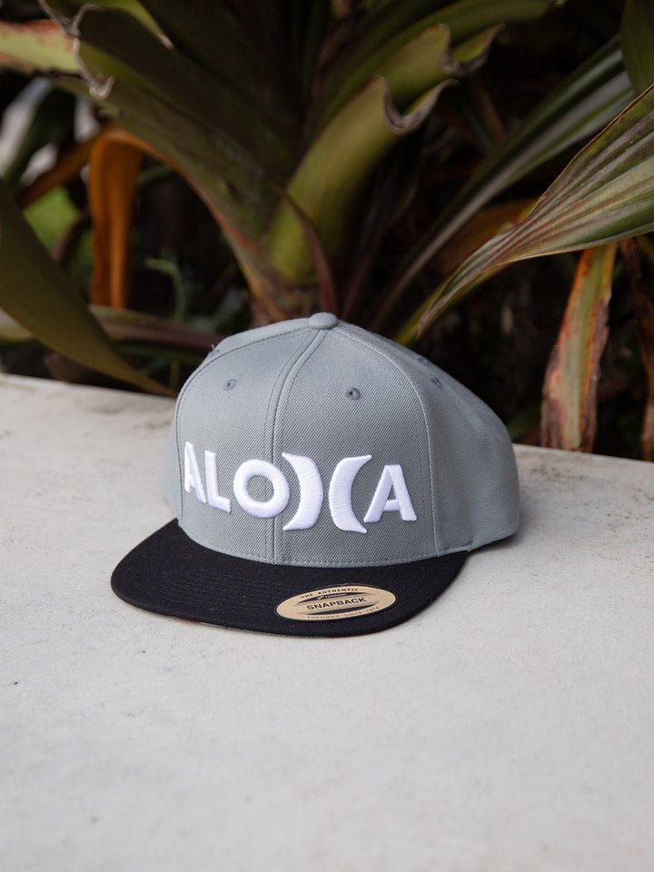 HURLEY  ALOHA SNAPBACK HAT - GRAY (093)