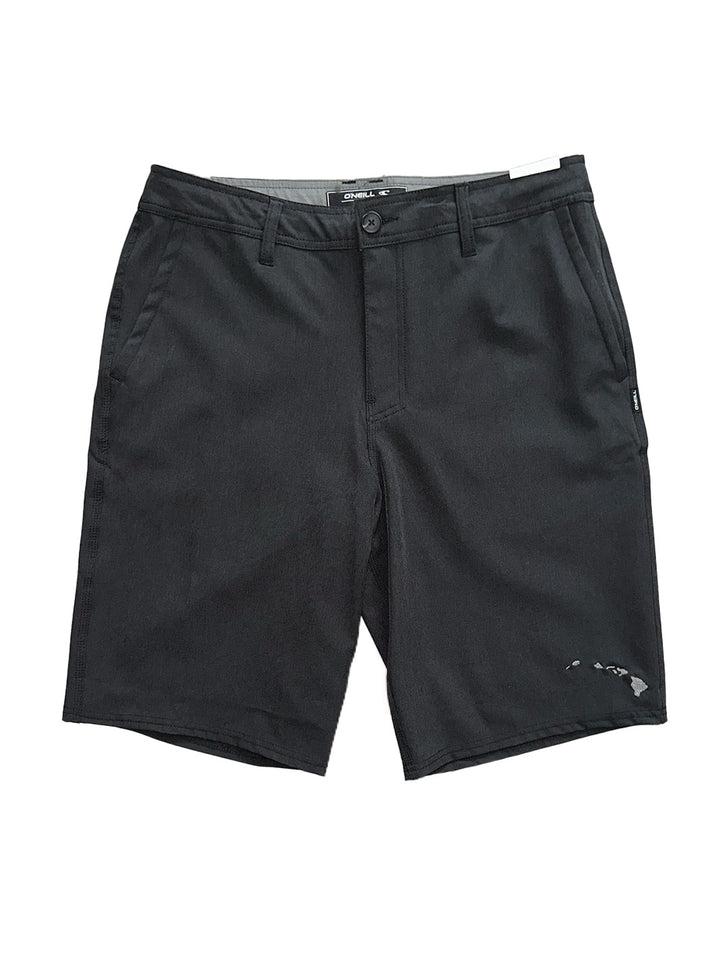 O'NEILL RESERVE HEATHER 21 HAWAII WALK SHORT- BLACK