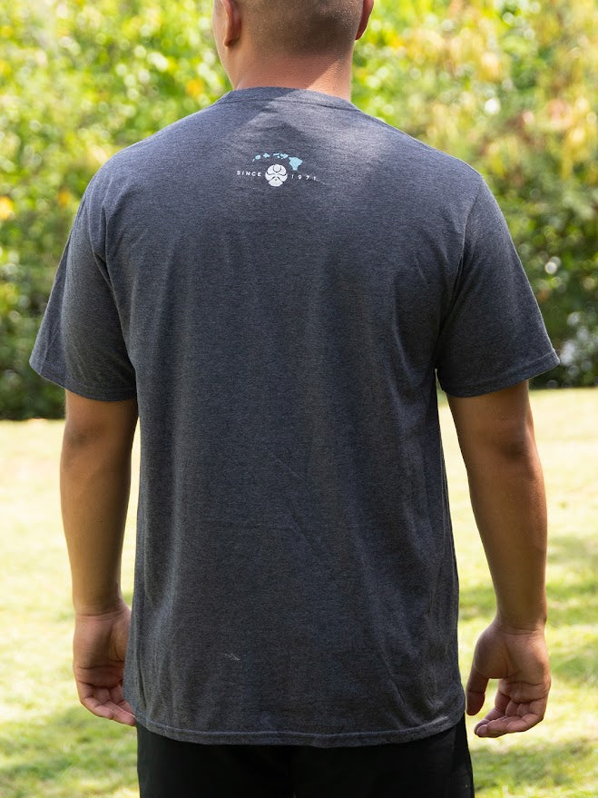 HIC ALOHA SINCE 71 TEE - DARK HEATHER GRAY