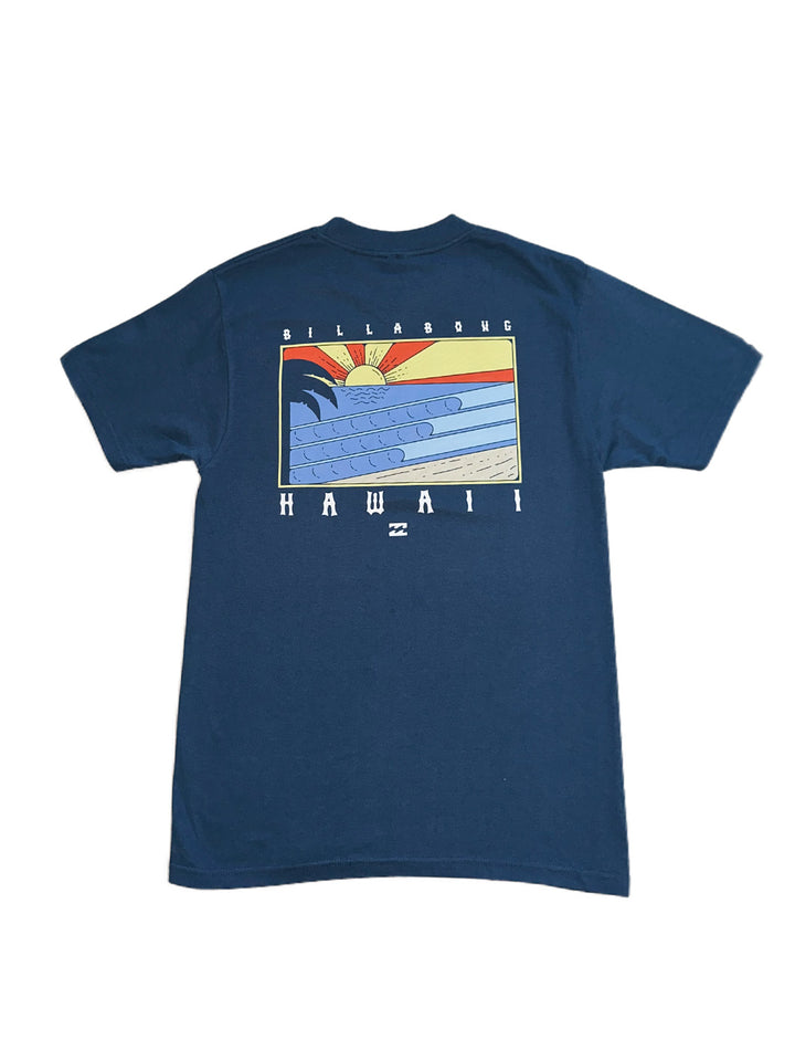 BILLABONG LINE UP HI TEE - BLUE