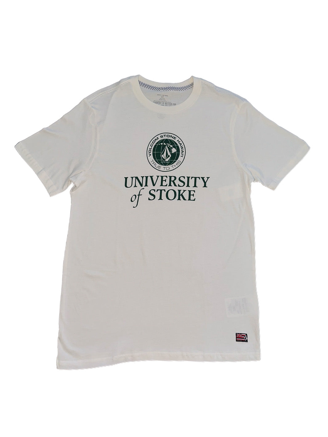 VOLCOM U OF STOKE TEE - WHITE