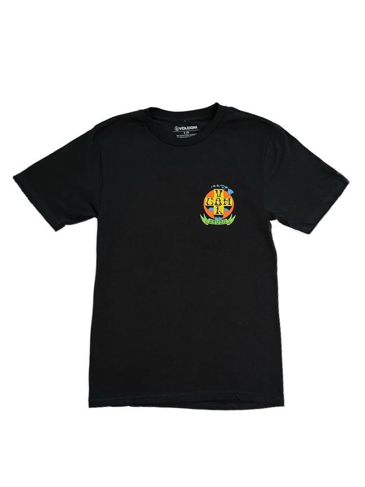 VOLCOM WALLOWS TEE - BLACK