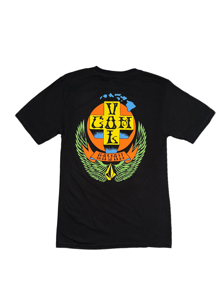 VOLCOM WALLOWS TEE - BLACK