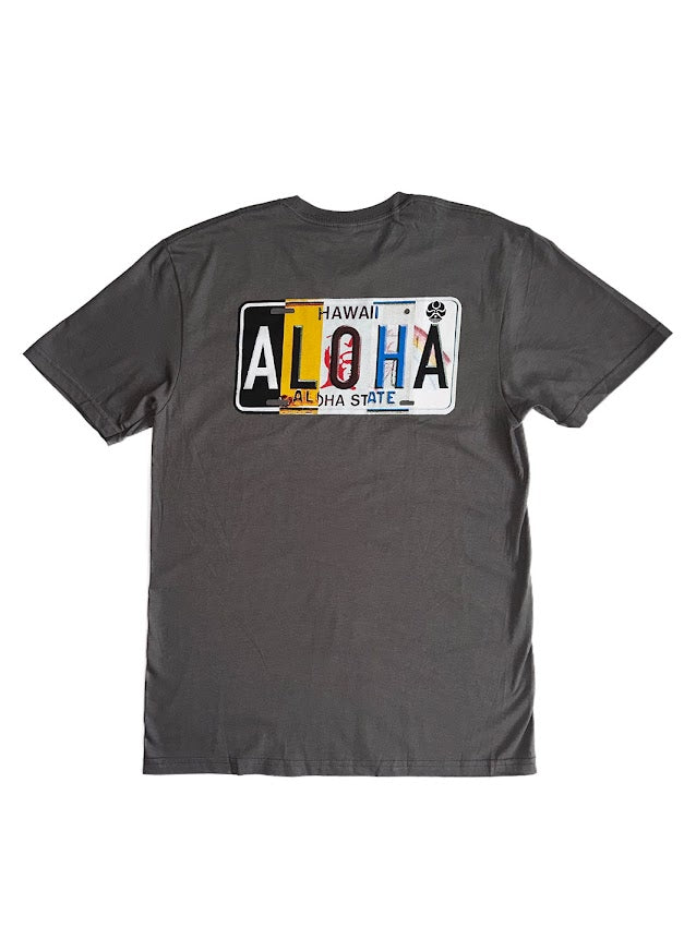 HIC COMBO PLATE TEE - CHARCOAL