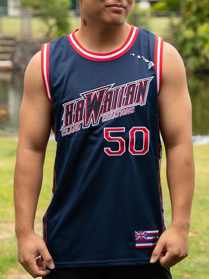 HIC BRAYTON JERSEY TANK - NAVY BLUE