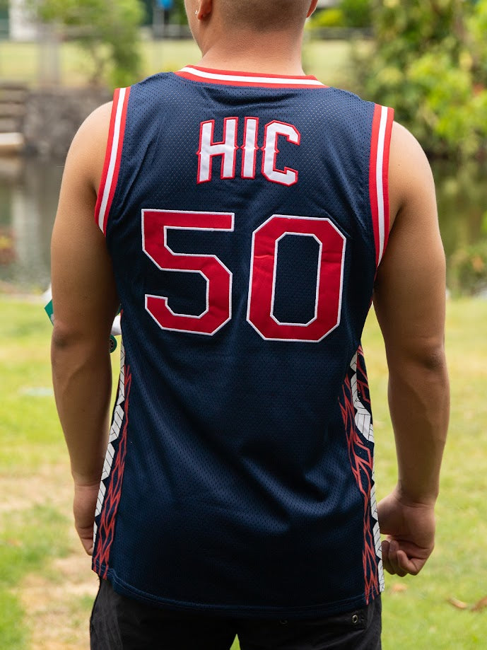 HIC BRAYTON JERSEY TANK - NAVY BLUE