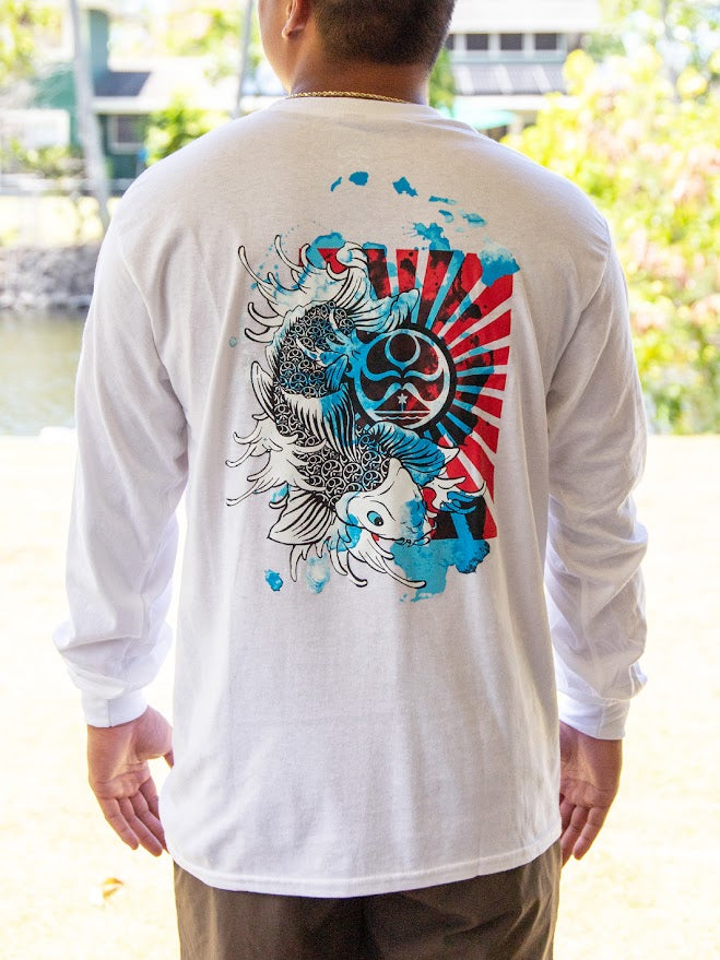HIC CARPIO LONG SLEEVE TEE - WHITE