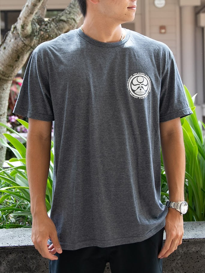 HIC NEW ROOTS II TEE - HEATHER CHARCOAL GRAY