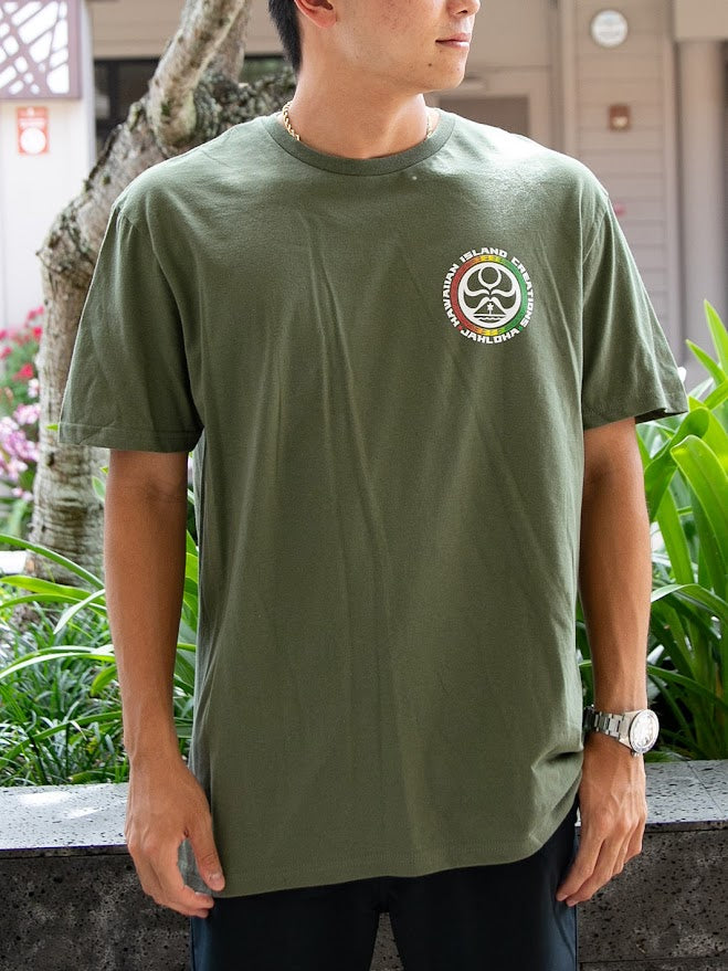 HIC JAH DOT TEE - MILITARY GREEN