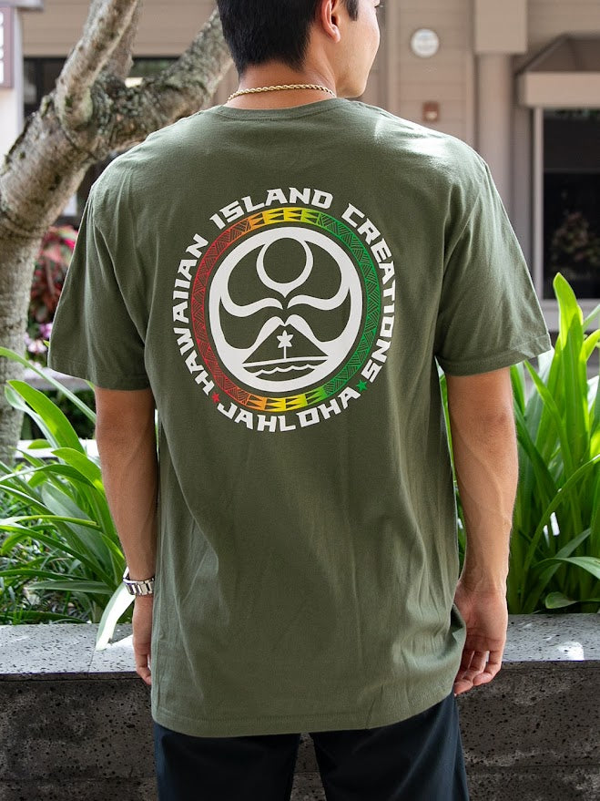 HIC JAH DOT TEE - MILITARY GREEN