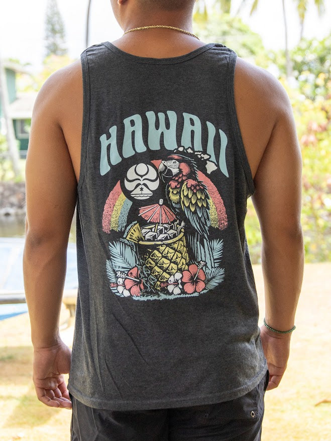 HIC PIRATE PINEAPPLE TANK - CHARCOAL
