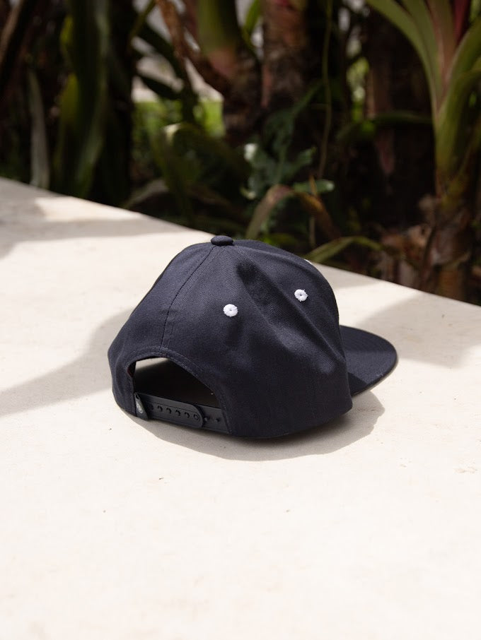 HIC STATE SCRIPT SNAPBACK HAT - BLUE