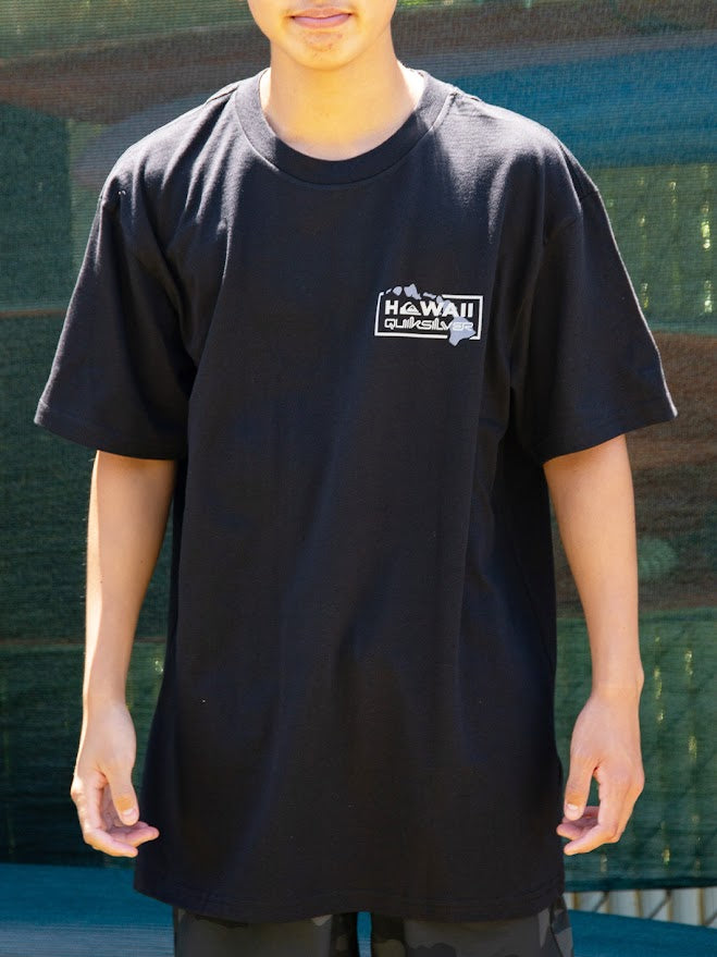 QUIKSILVER HI ISLAND BREAKOUT TEE - BLACK