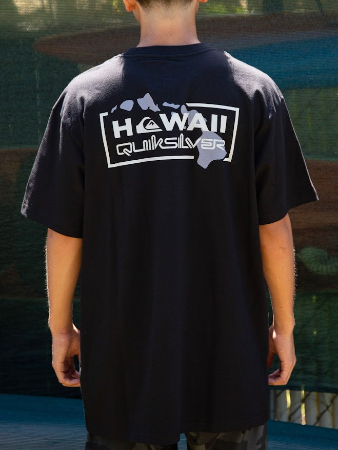 QUIKSILVER HI ISLAND BREAKOUT TEE - BLACK