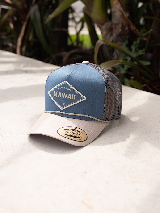 HURLEY PAIA TRUCKER HAT - BLUE