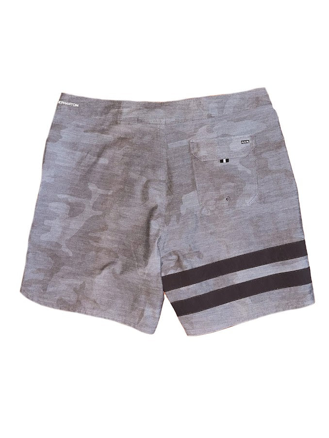 HURLEY NATURALS HAWAII CAMO BLOCK PARTY 18" BOARDSHORT - BLACK