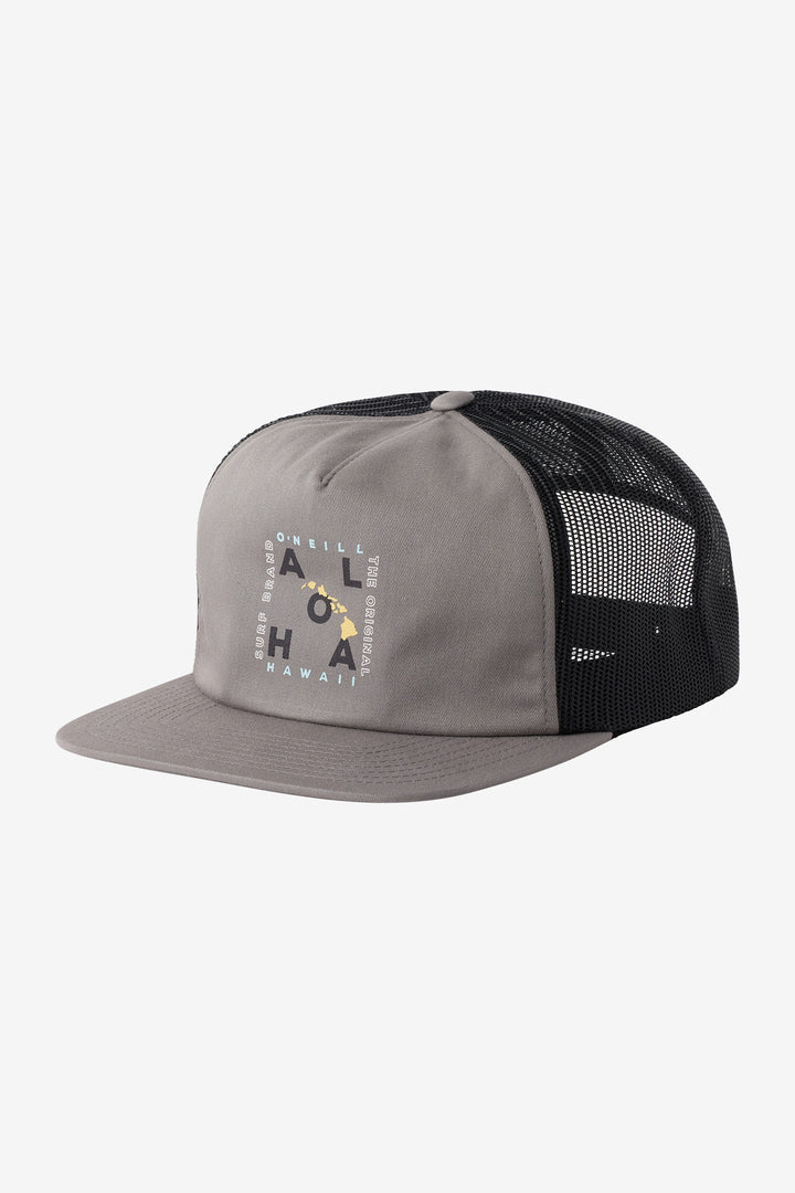 O'NEILL HOWZIT HAWAII SNAPBACK - GARGOYLE (GRG)