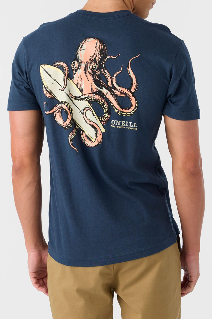 O'NEILL SEA SPIDER TEE - NAVY BLUE