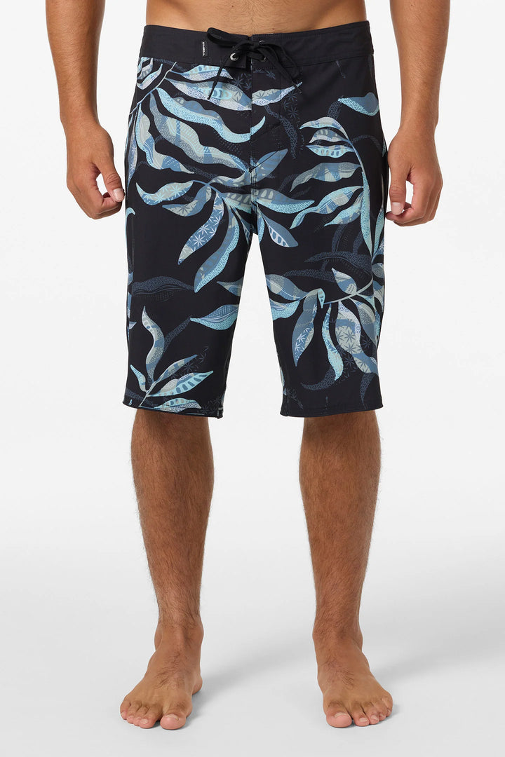 O'NEILL HYPERFREAK MYSTO SCALLOP 21" BOARDSHORT - BLACK