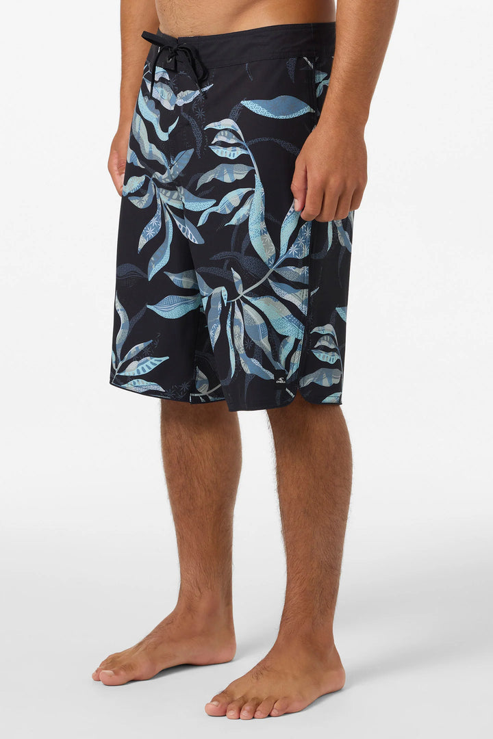 O'NEILL HYPERFREAK MYSTO SCALLOP 21" BOARDSHORT - BLACK