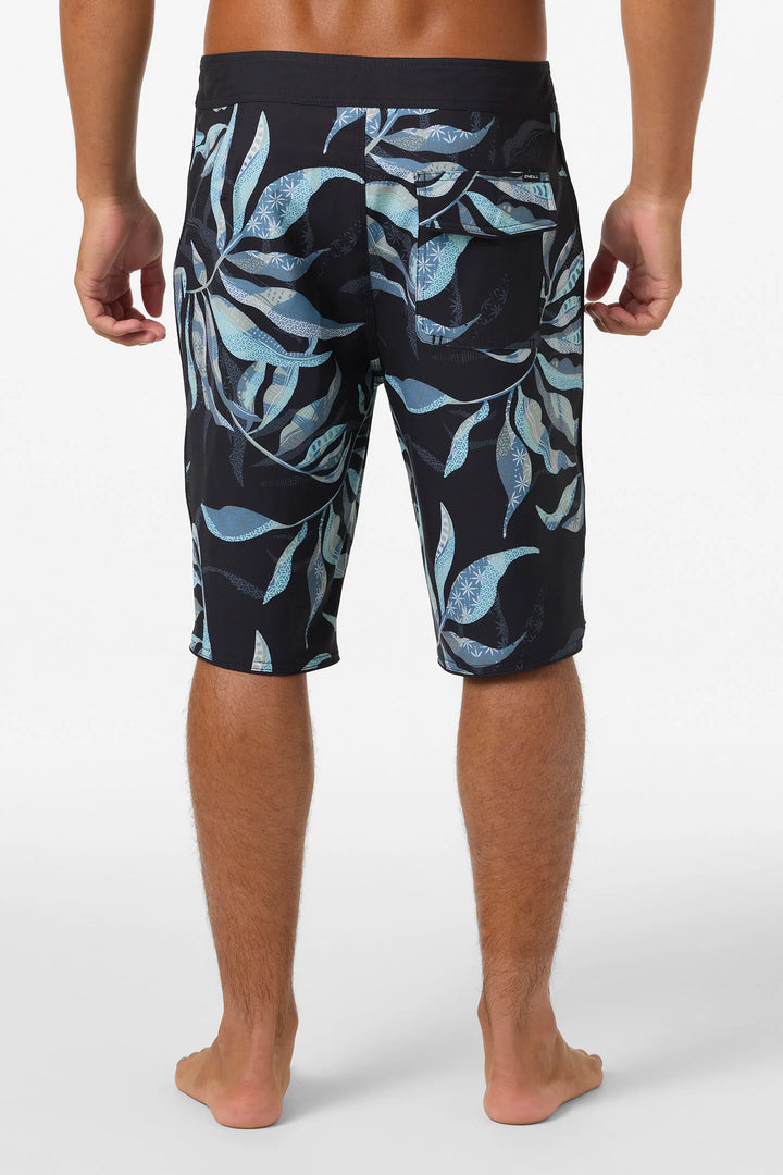 O'NEILL HYPERFREAK MYSTO SCALLOP 21" BOARDSHORT - BLACK