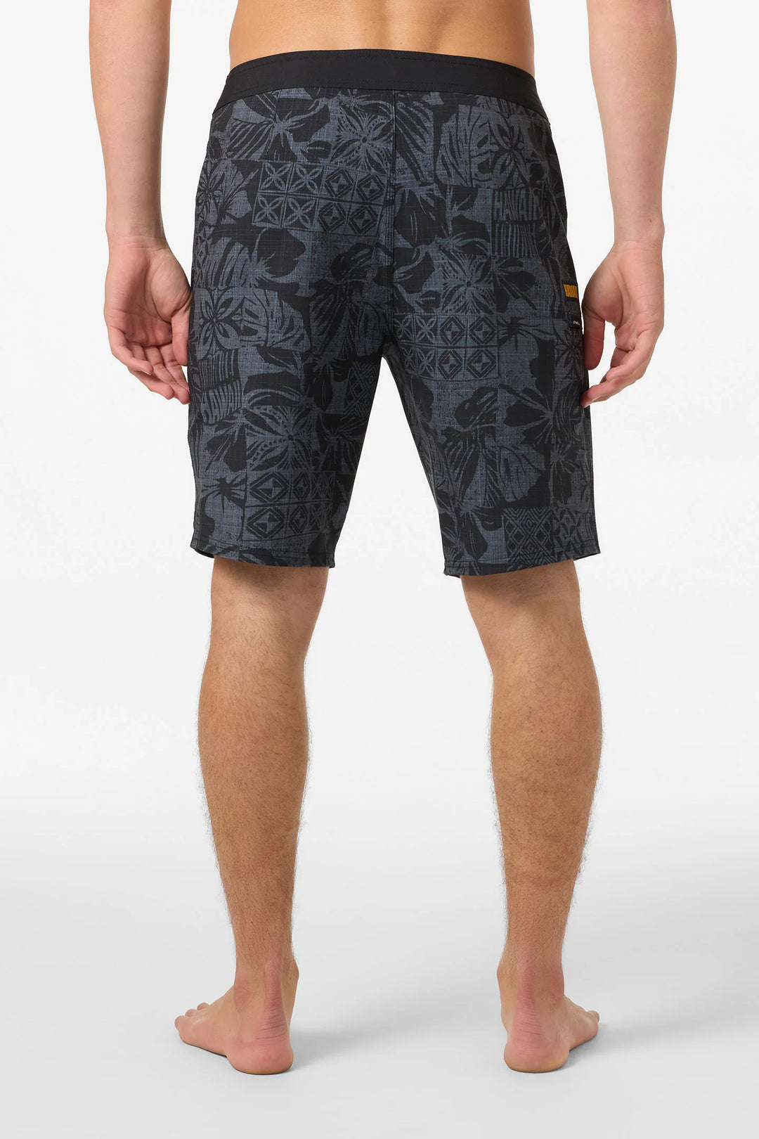 O'NEILL HYPERFREAK HEAT HAWAII 20" BOARDSHORT - GRAY
