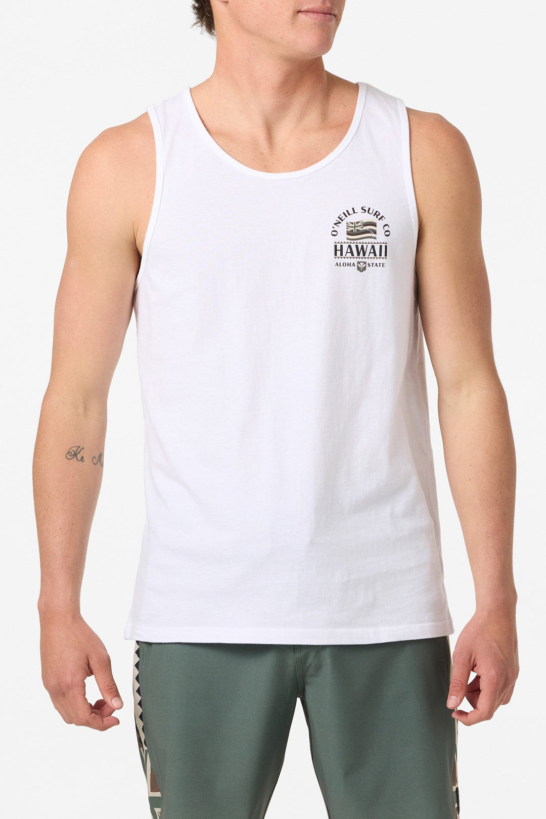 O'NEILL HAWAII FLAG TANK - WHITE