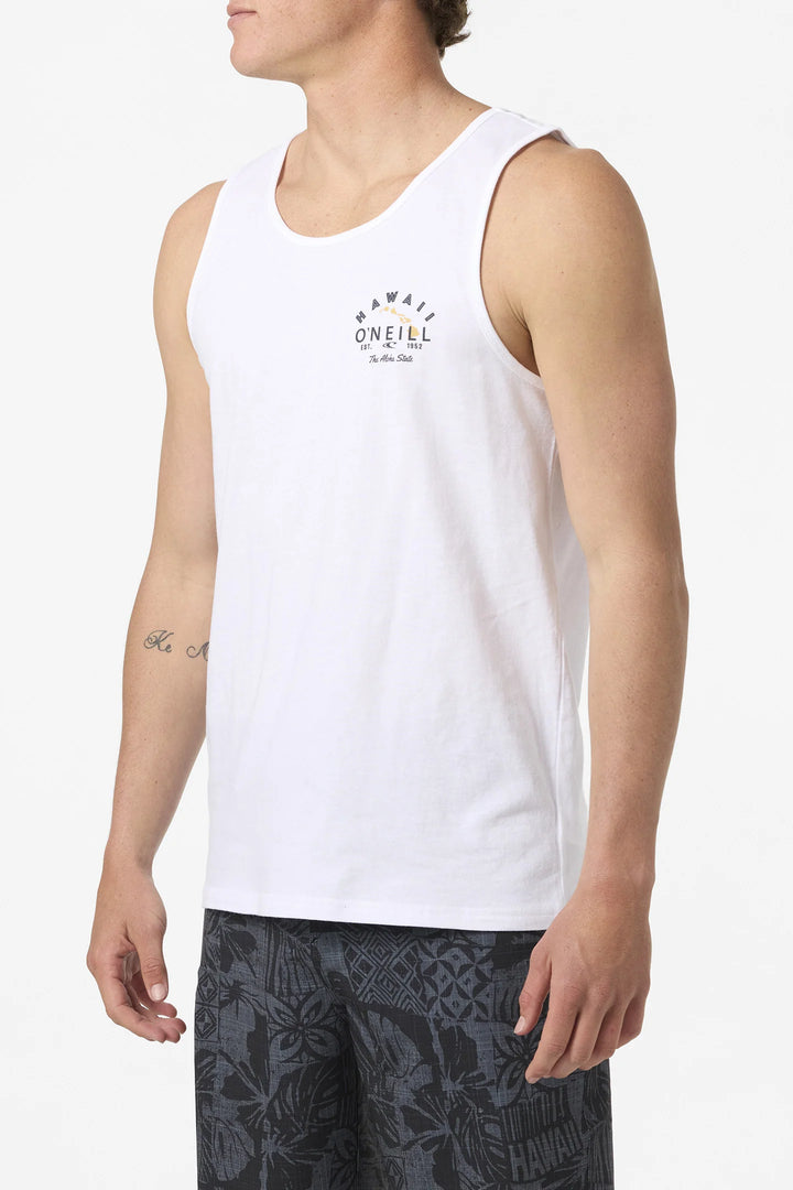 O'NEILL HAWAII ROOSTER TANK TOP - WHITE