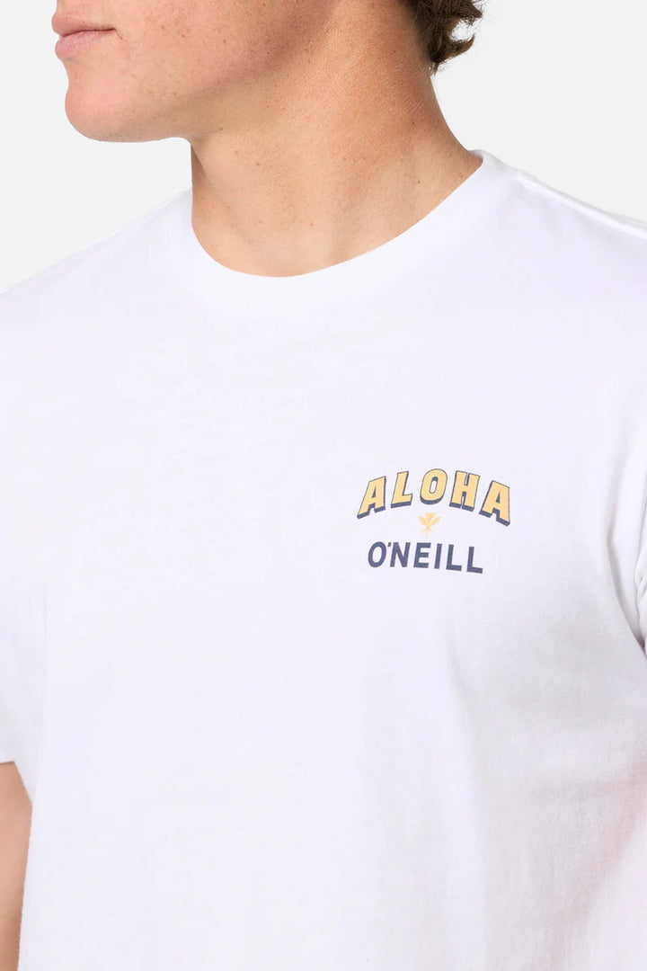 O'NEILL HAWAII ALOHA TEE - WHITE