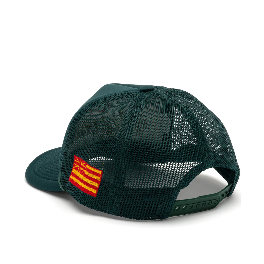 FLORENCE MARINE X ISLAND SCRIPT TRUCKER - DARK EMERALD (DEM)