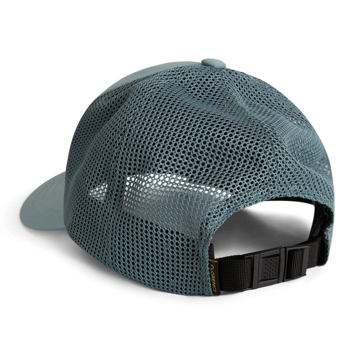 FLORENCE MARINE X ISLAND TRUCKER HAT - SEA BLUE