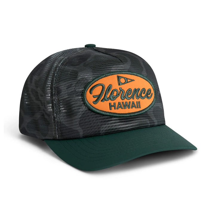 FLORENCE MARINE X HAWAII MESH TRUCKER - BURNT OLIVE CAMO (BOC)