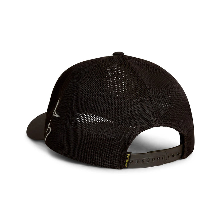 FLORENCE MARINE X SIG ZANE KOA MESH TRUCKER HAT - DARK BROWN (DBR)