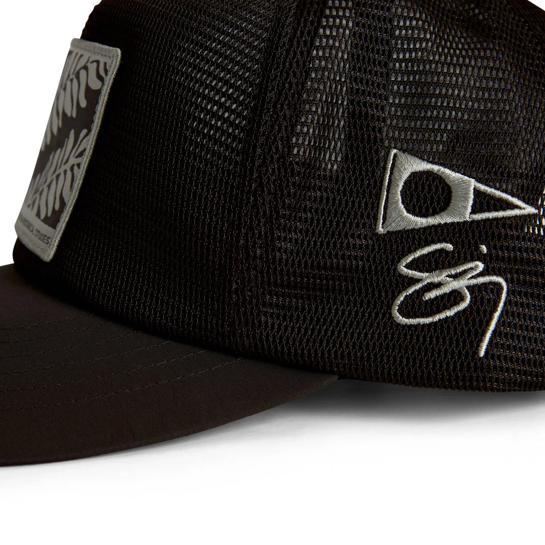 FLORENCE MARINE X SIG ZANE KOA MESH TRUCKER HAT - DARK BROWN (DBR)