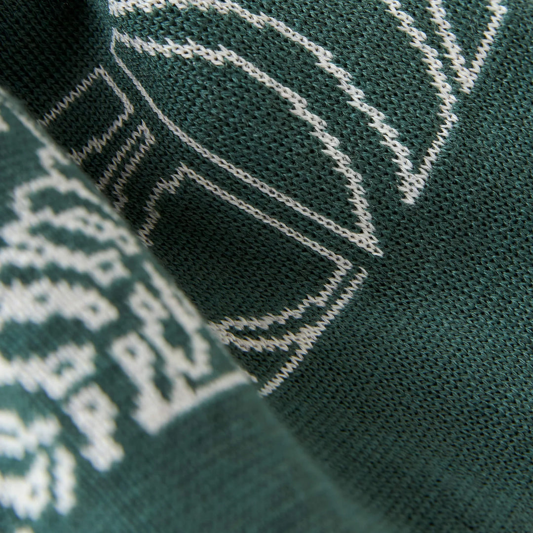 FLORENCE MARINE X SIG ZANE KOA JACQUARD KNIT BEANIE - SYCAMORE (SYC)