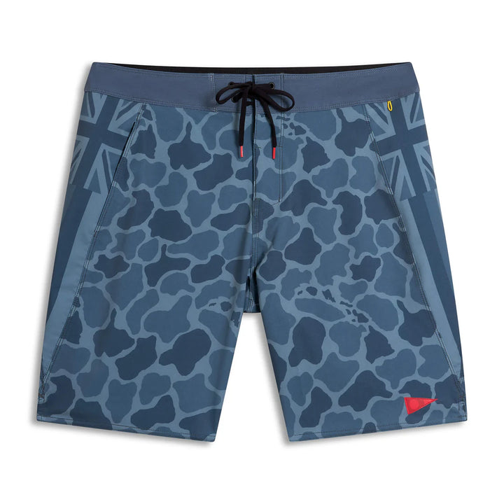 FLORENCE MARINE X F1 PRO HAWAII CAMO BOARDSHORT - MARITIME CAMO (MTC)