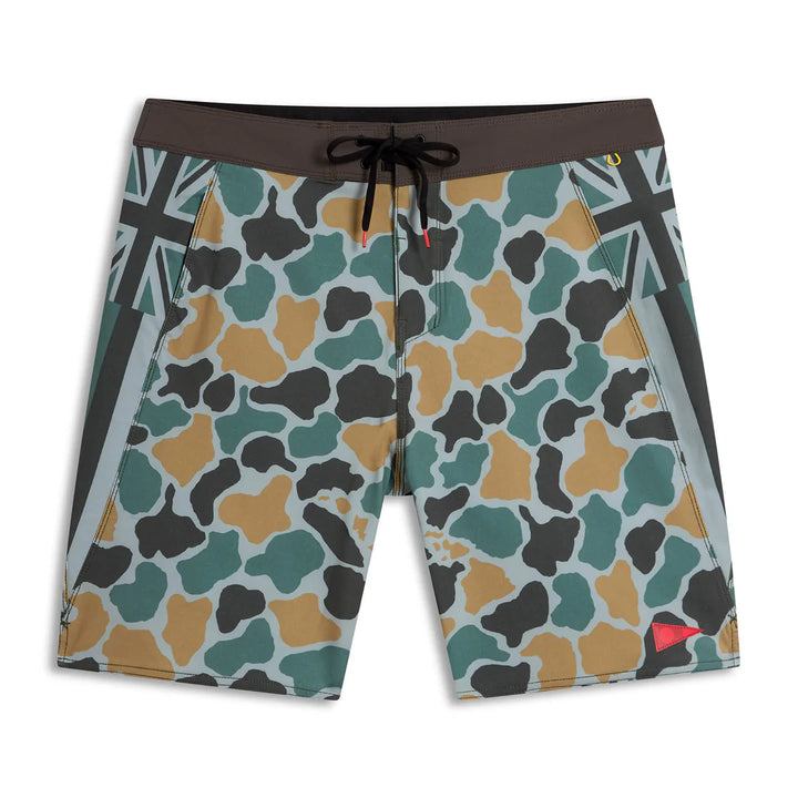 FLORENCE MARINE X F1 PRO HAWAII CAMO BOARDSHORT - PEACE CAMO (PCM)