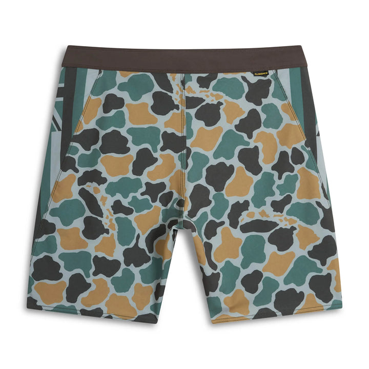 FLORENCE MARINE X F1 PRO HAWAII CAMO BOARDSHORT - PEACE CAMO (PCM)