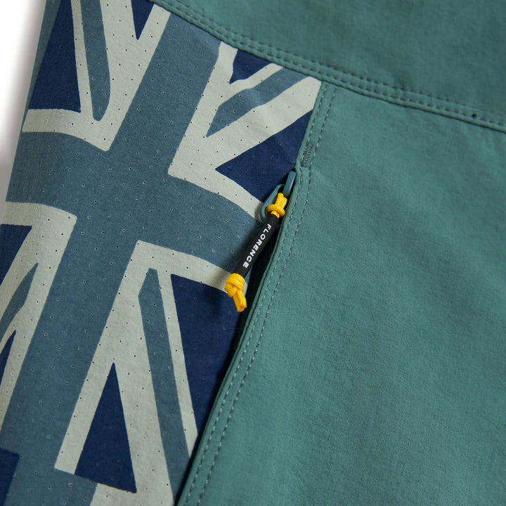 FLORENCE MARINE X CORDURA AIRTEX PRO HAWAII BOARDSHORT - SEA BLUE