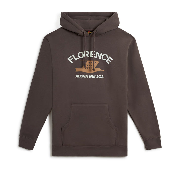 FLORENCE MARINE IWA HOODIE - CHARCOAL