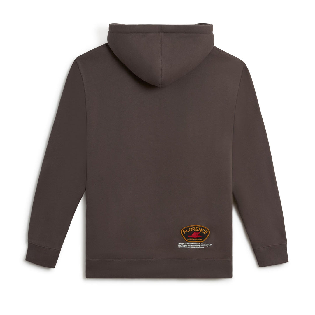 FLORENCE MARINE IWA HOODIE - CHARCOAL