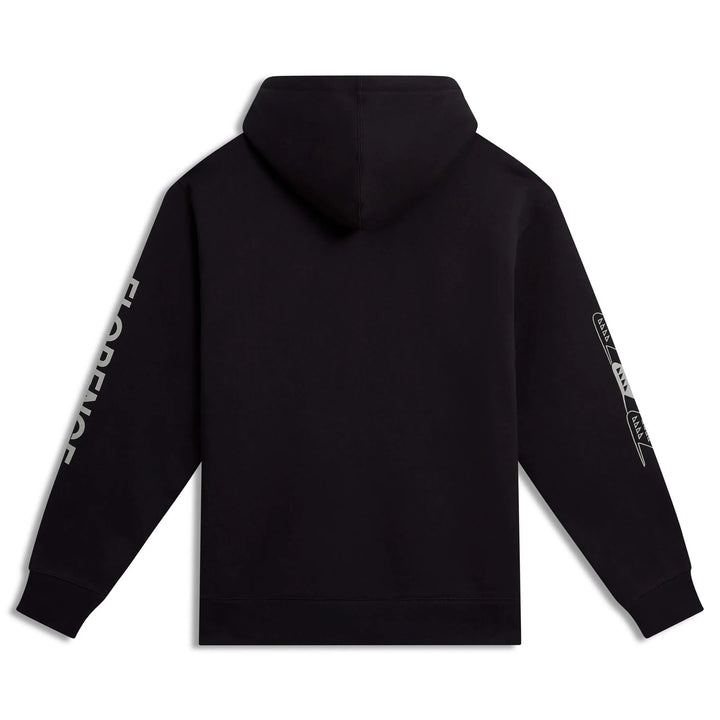 FLORENCE MARINE X FLOCK HOODIE - BLACK