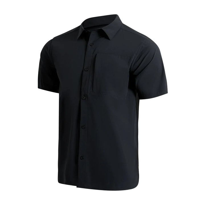 FLORENCE MARINE X AIRTEX EXPEDITION POLO SHIRT - BLACK