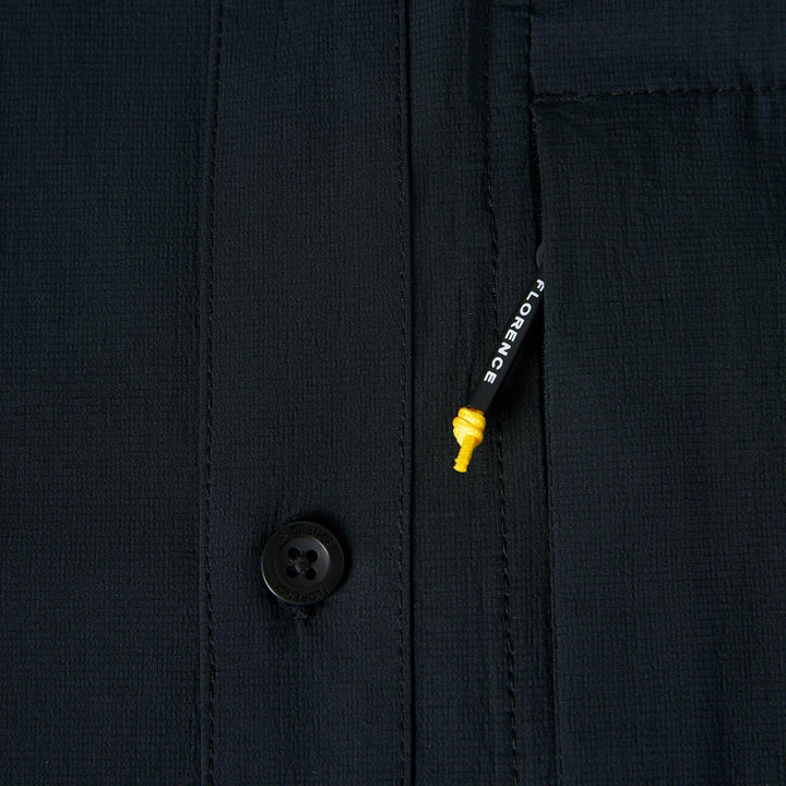 FLORENCE MARINE X AIRTEX EXPEDITION POLO SHIRT - BLACK