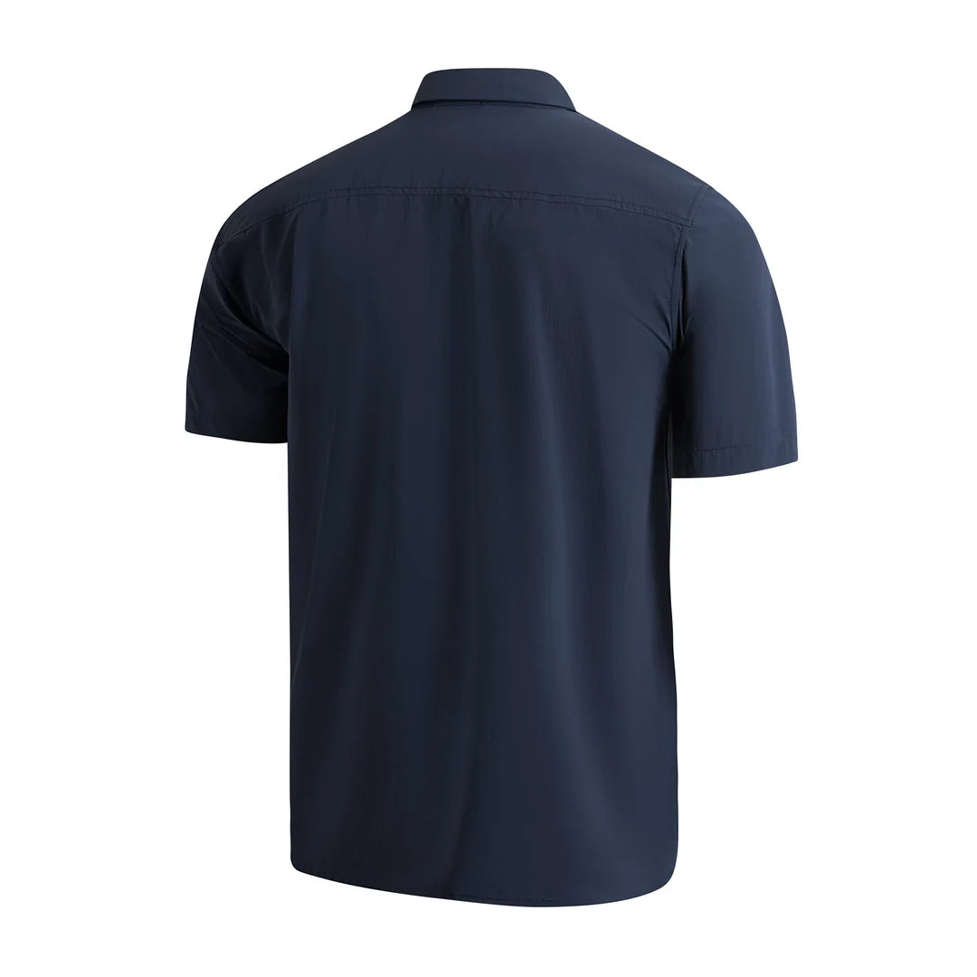FLORENCE MARINE X AIRTEX EXPEDITION POLO SHIRT - NAVY