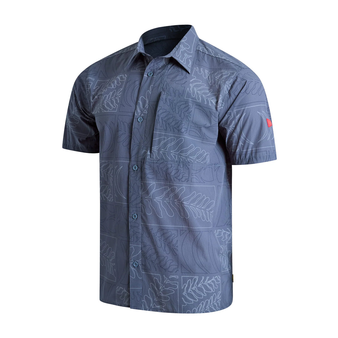 FLORENCE MARINE X SIG ZANE KOA AIRTEX ALOHA SHIRT - STORM (STM)