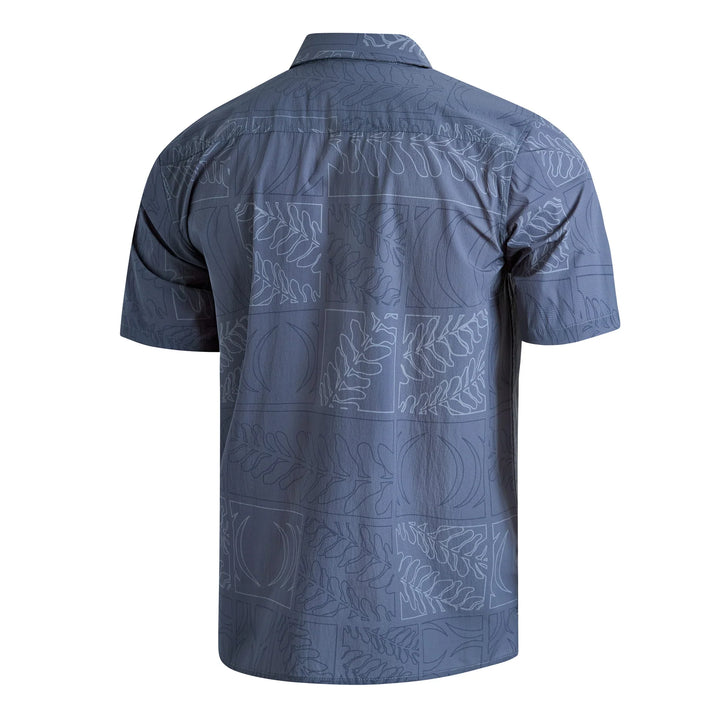 FLORENCE MARINE X SIG ZANE KOA AIRTEX ALOHA SHIRT - STORM (STM)