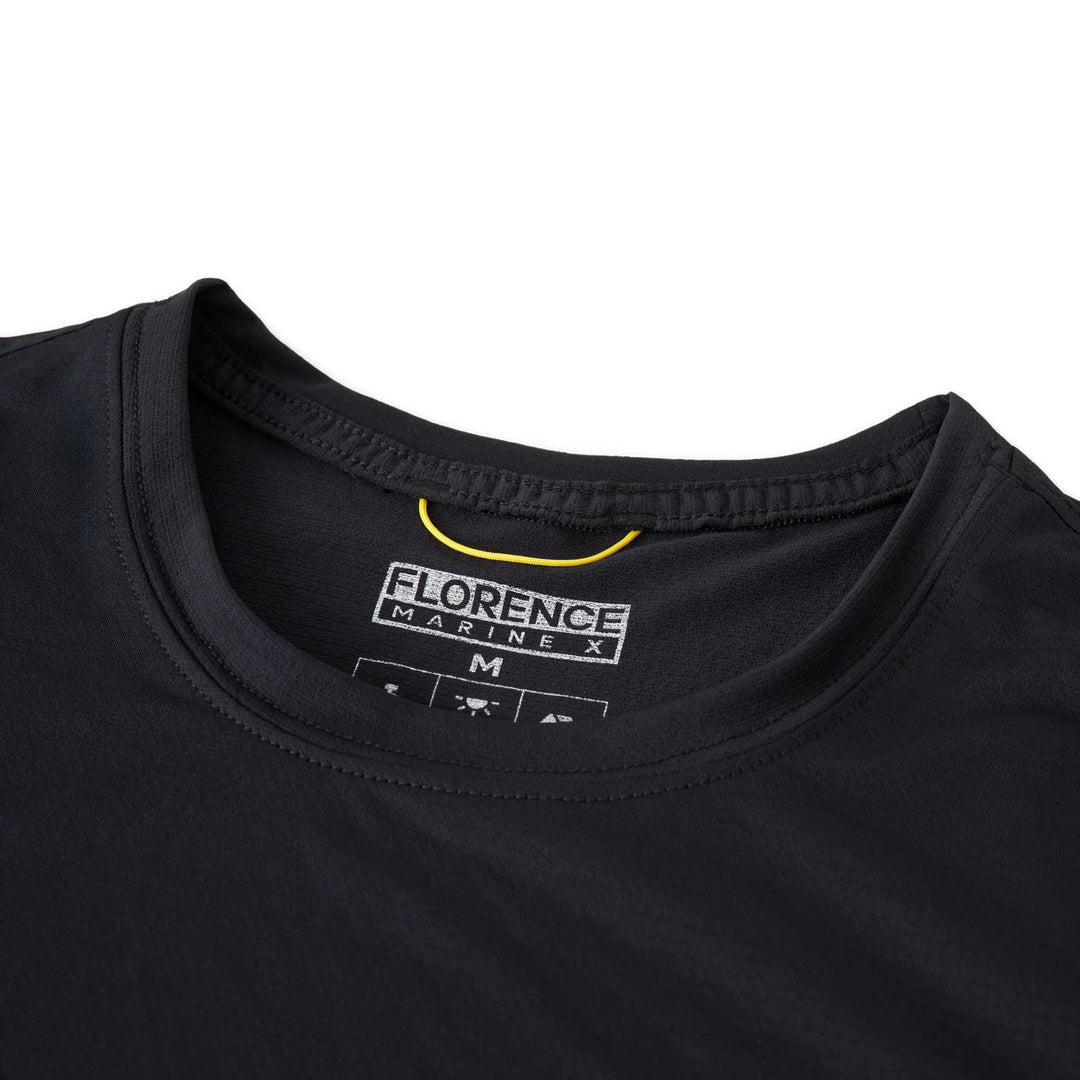 FLORENCE MARINE X AIRTEX LS HOODED SHIRT - BLK
